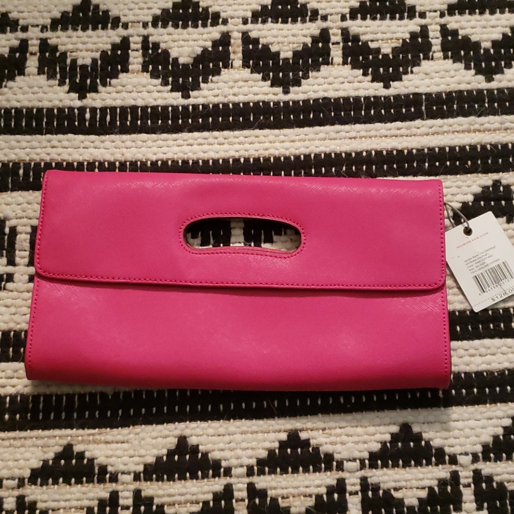 Pink Hobo Clutch